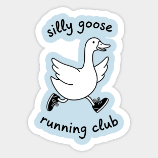 Silly Goose Running Club Sticker